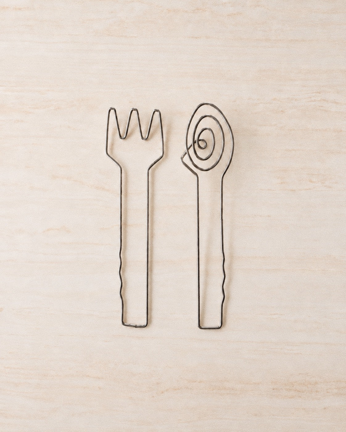 Vintage Wire Salad Servers