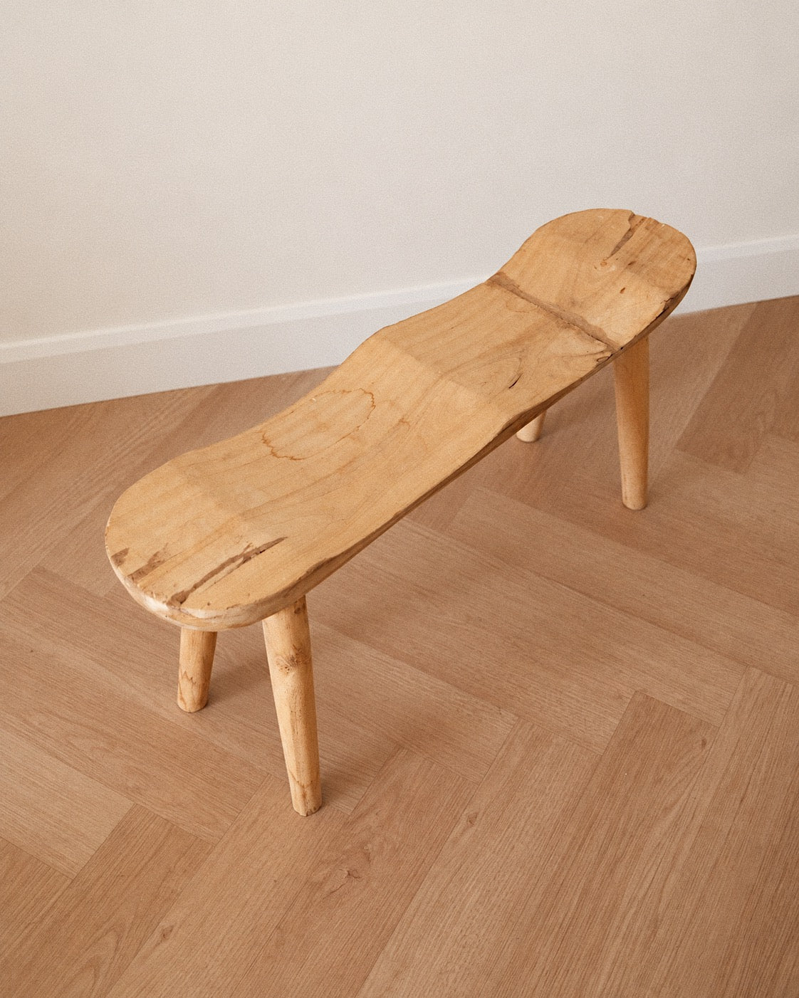 Rustic Sculptural Timber Bench