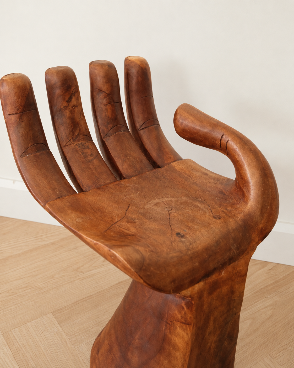 Sculptural Hand Chair | Statement Accent Chair