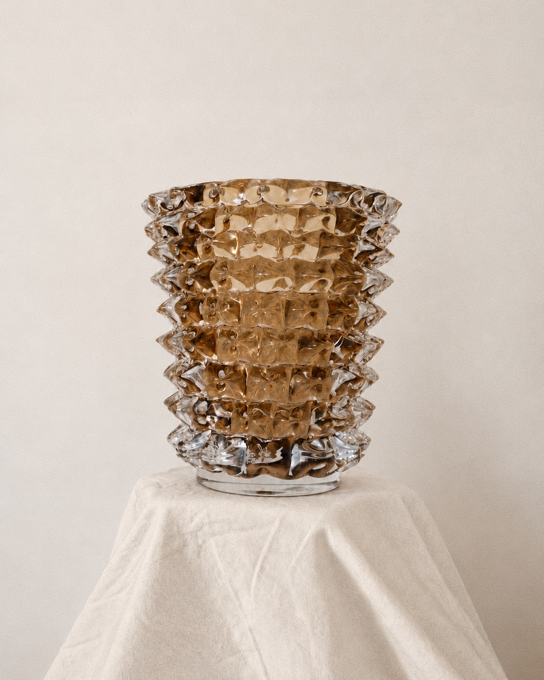 MURANO ROSTRATO-STYLE VASES