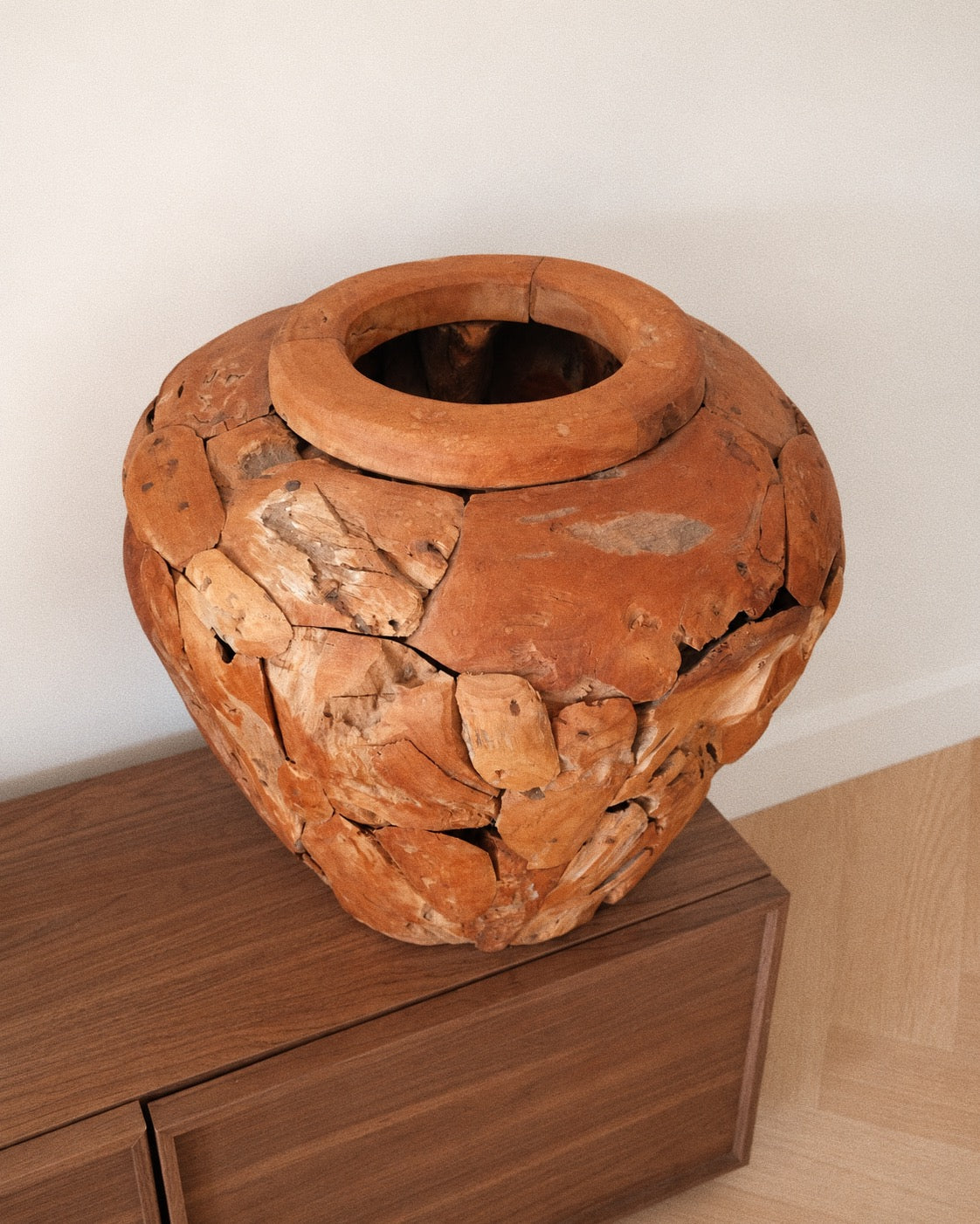 Reclaimed Teak Root Vessel