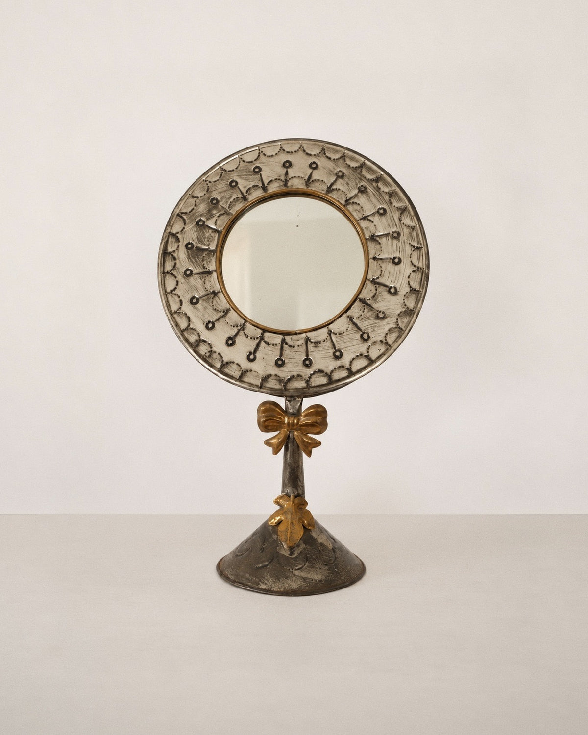Mexican Hojalata Punched Tin Vanity Mirror