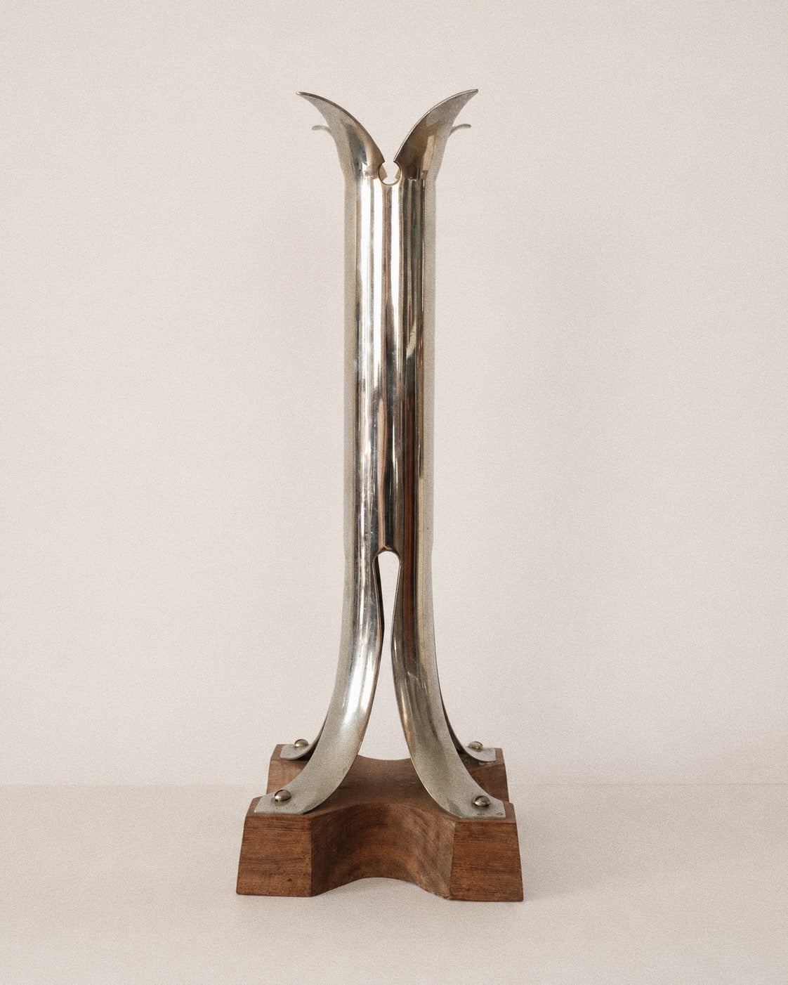 Arts & Crafts Style Petal Rim Vases