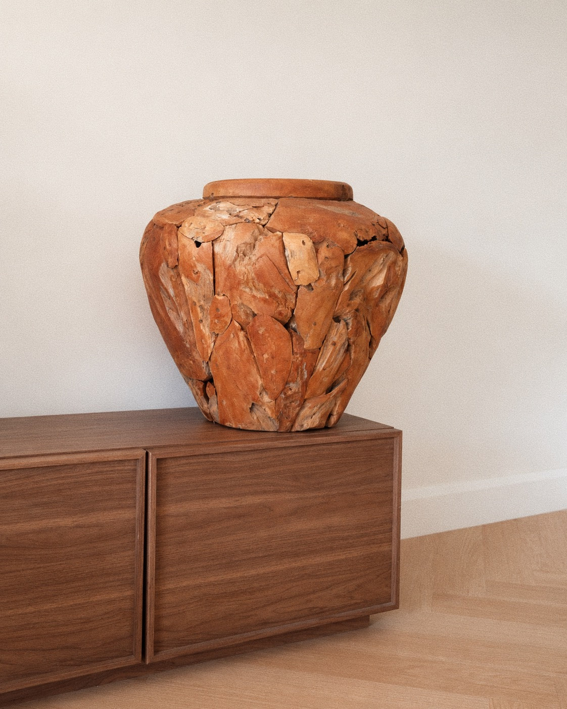 Reclaimed Teak Root Vessel