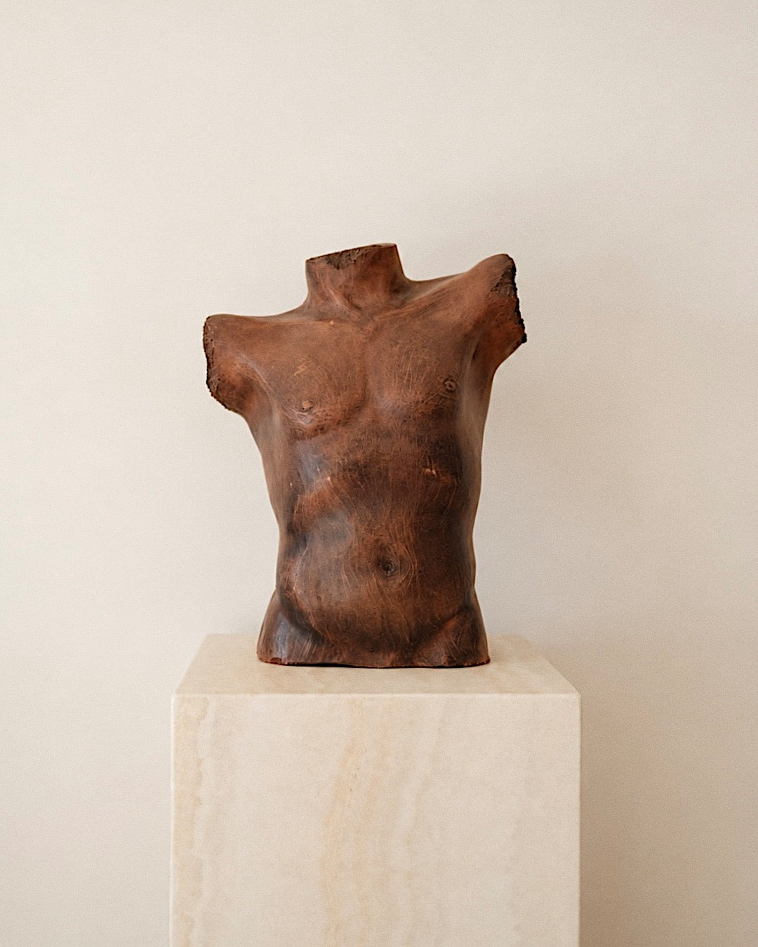 Studio Pottery Torso Sculpture by S. Booth, 1995, Edition 3/6