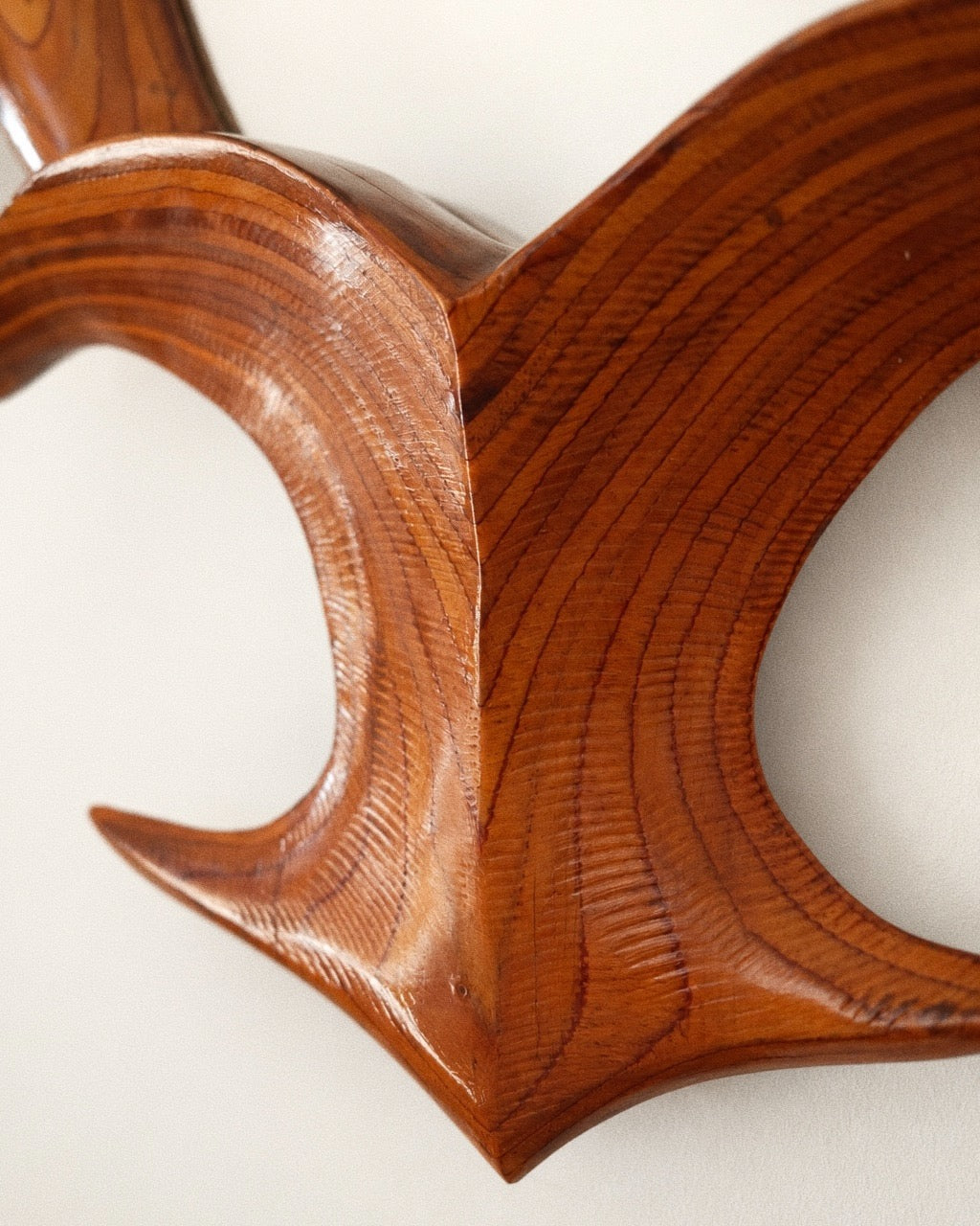 Kissing Dolphins Wooden Mirror