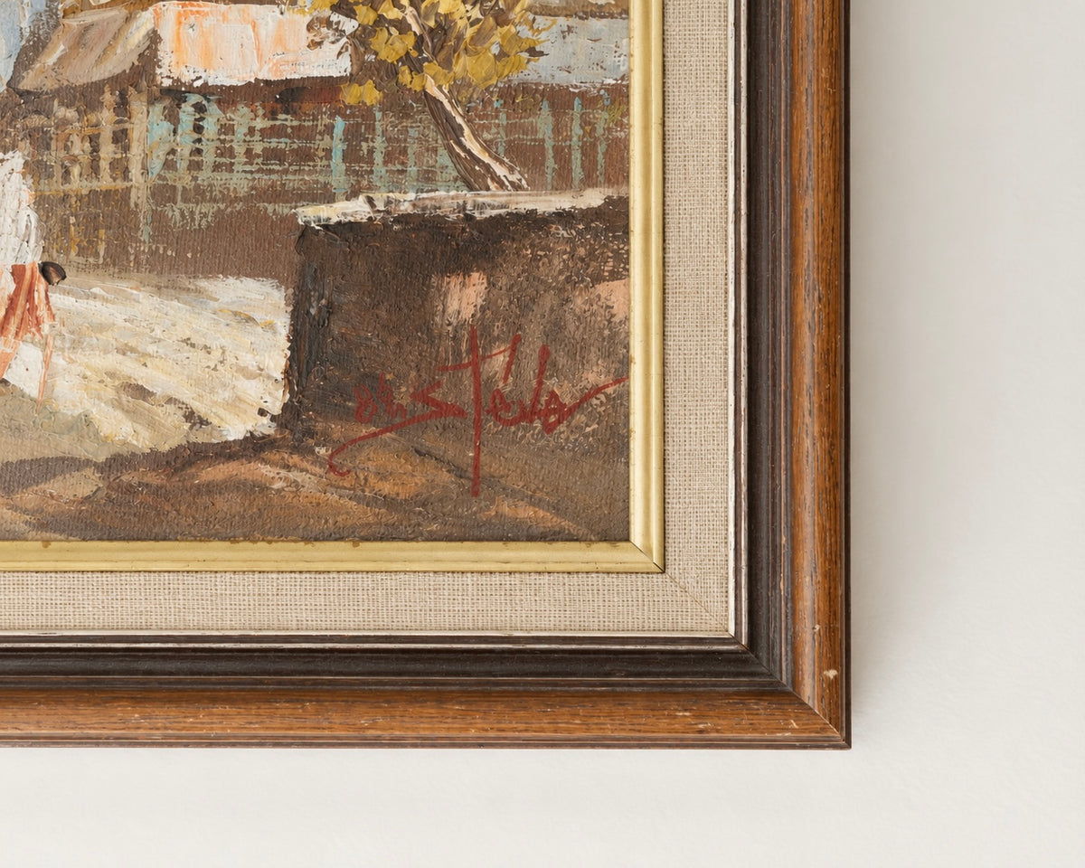 “An Afternoon Somewhere” — Streetscape Oil Painting
