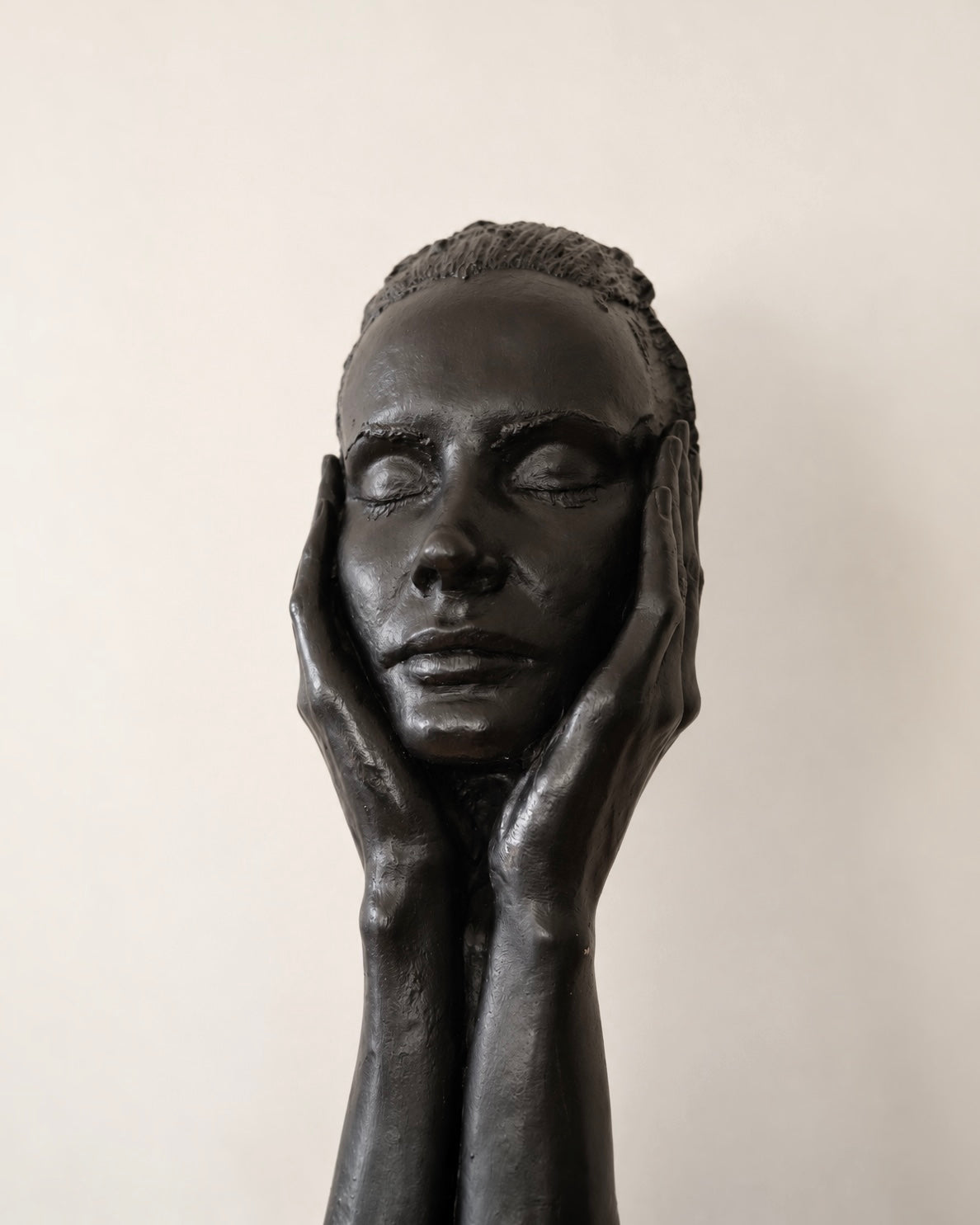 Sculptural Face & Hands Bust