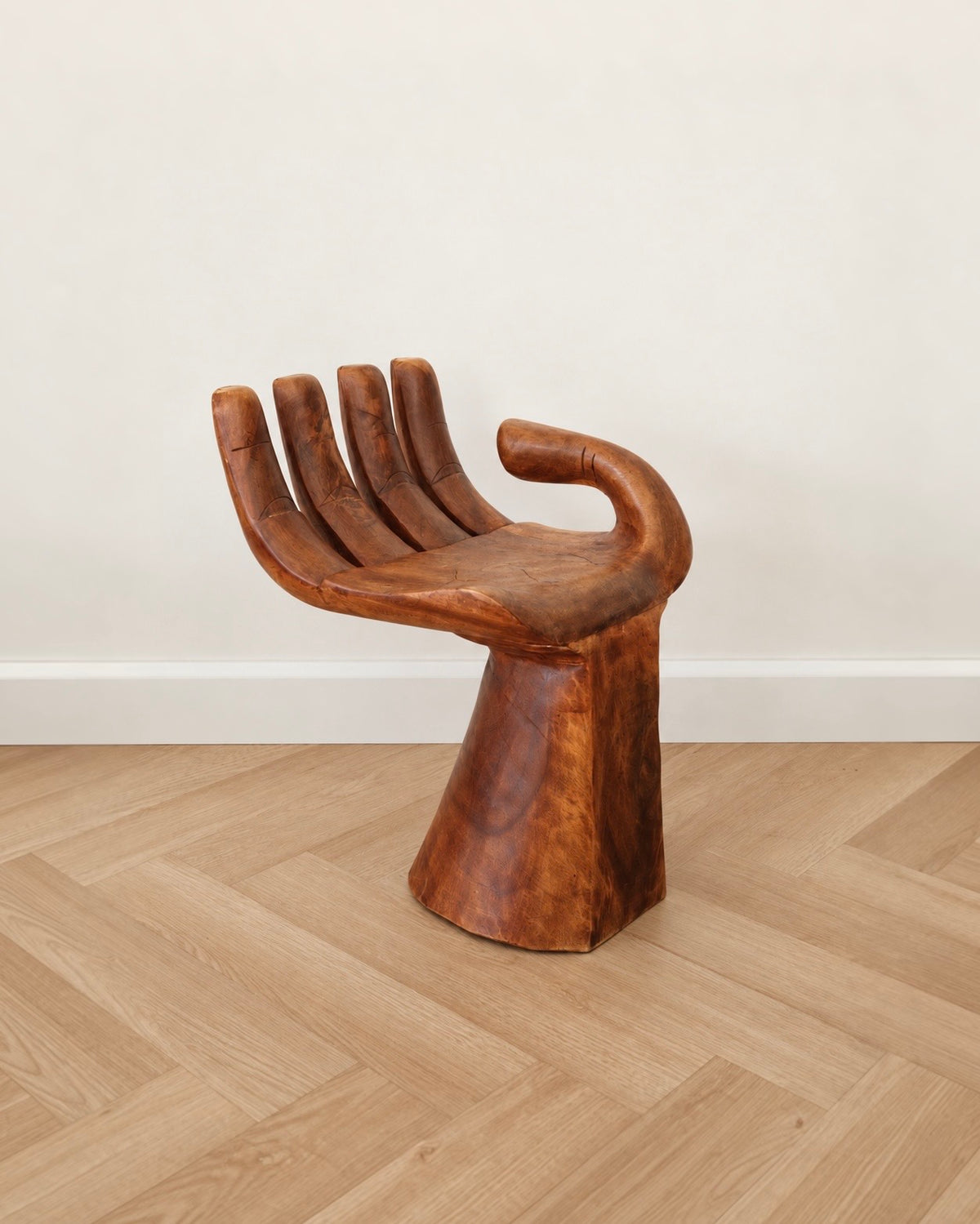 Sculptural Hand Chair | Statement Accent Chair