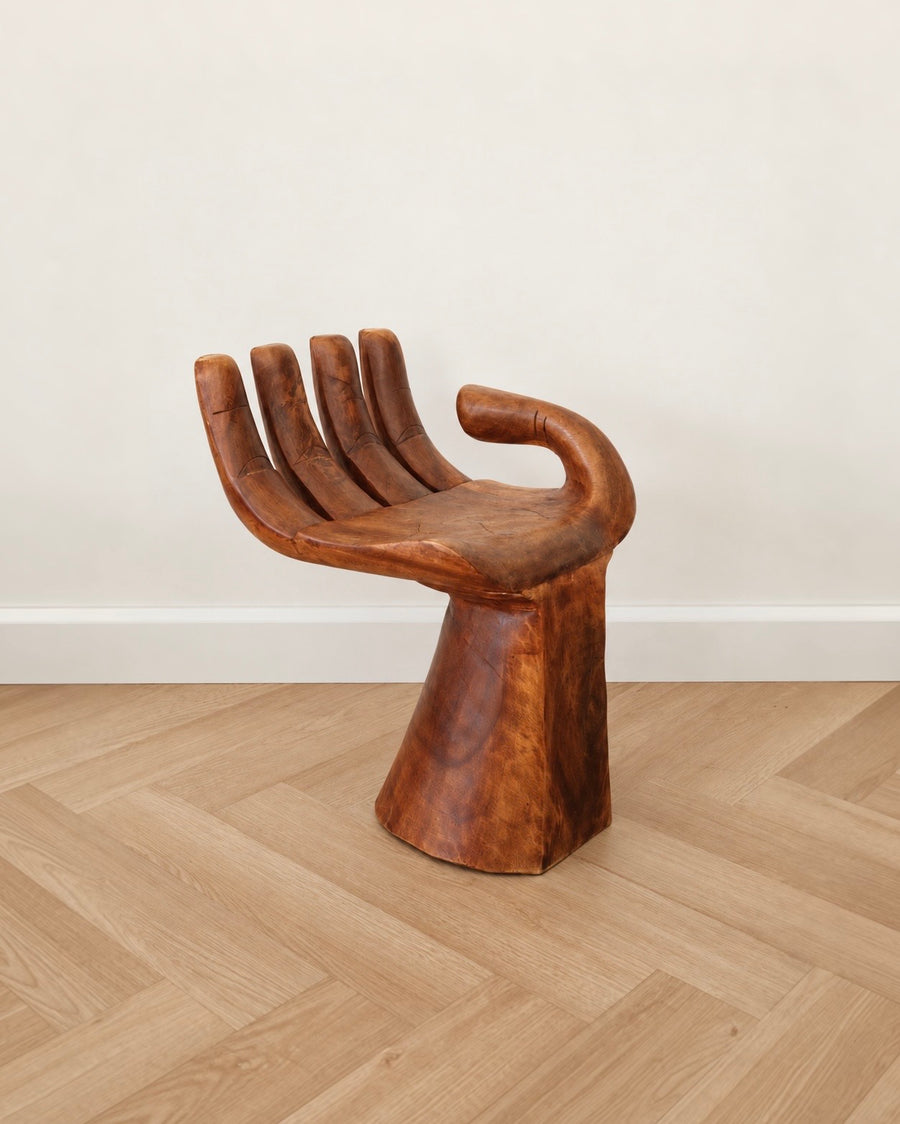 Sculptural Hand Chair | Statement Accent Chair