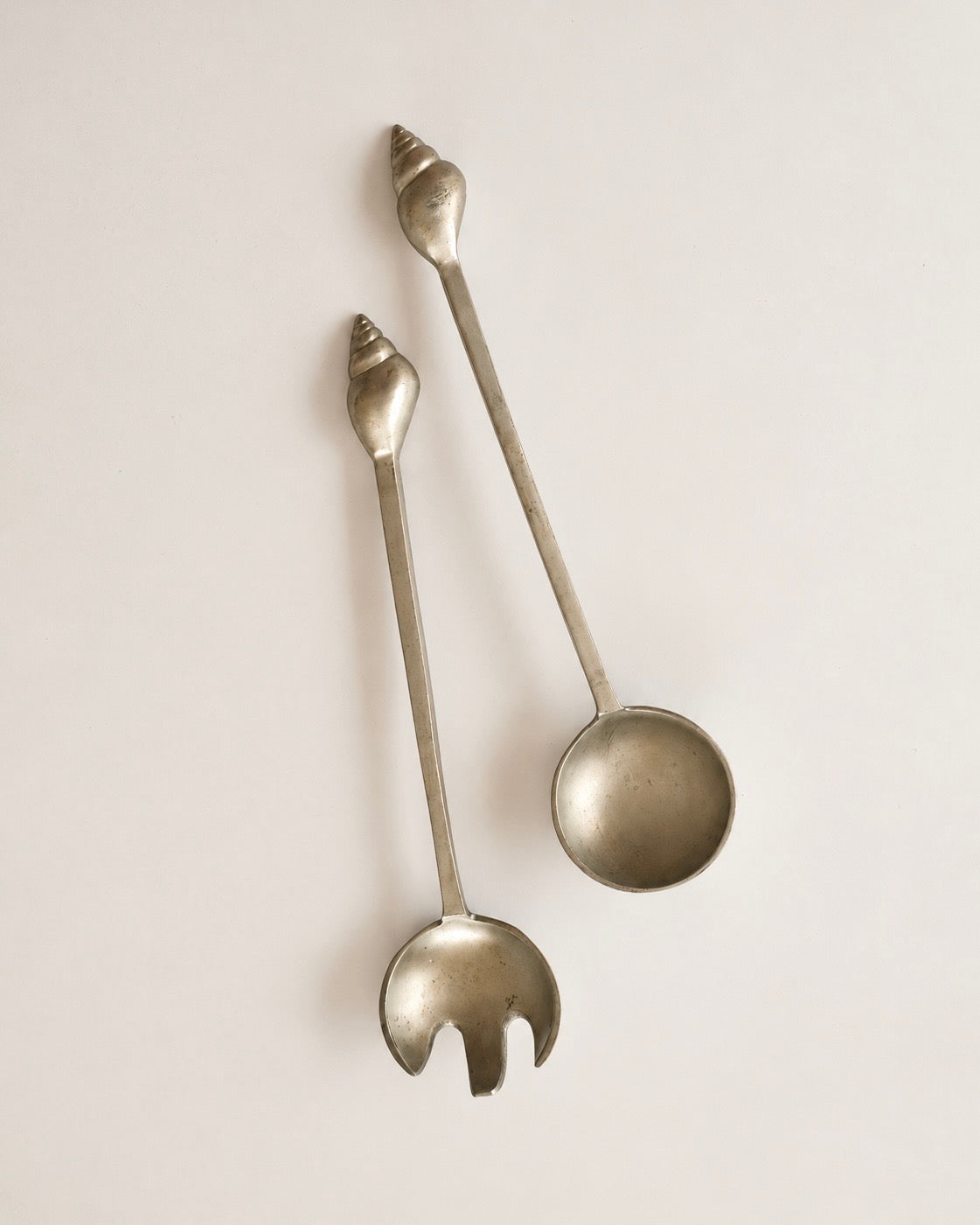 Seashell Salad Servers — Pair