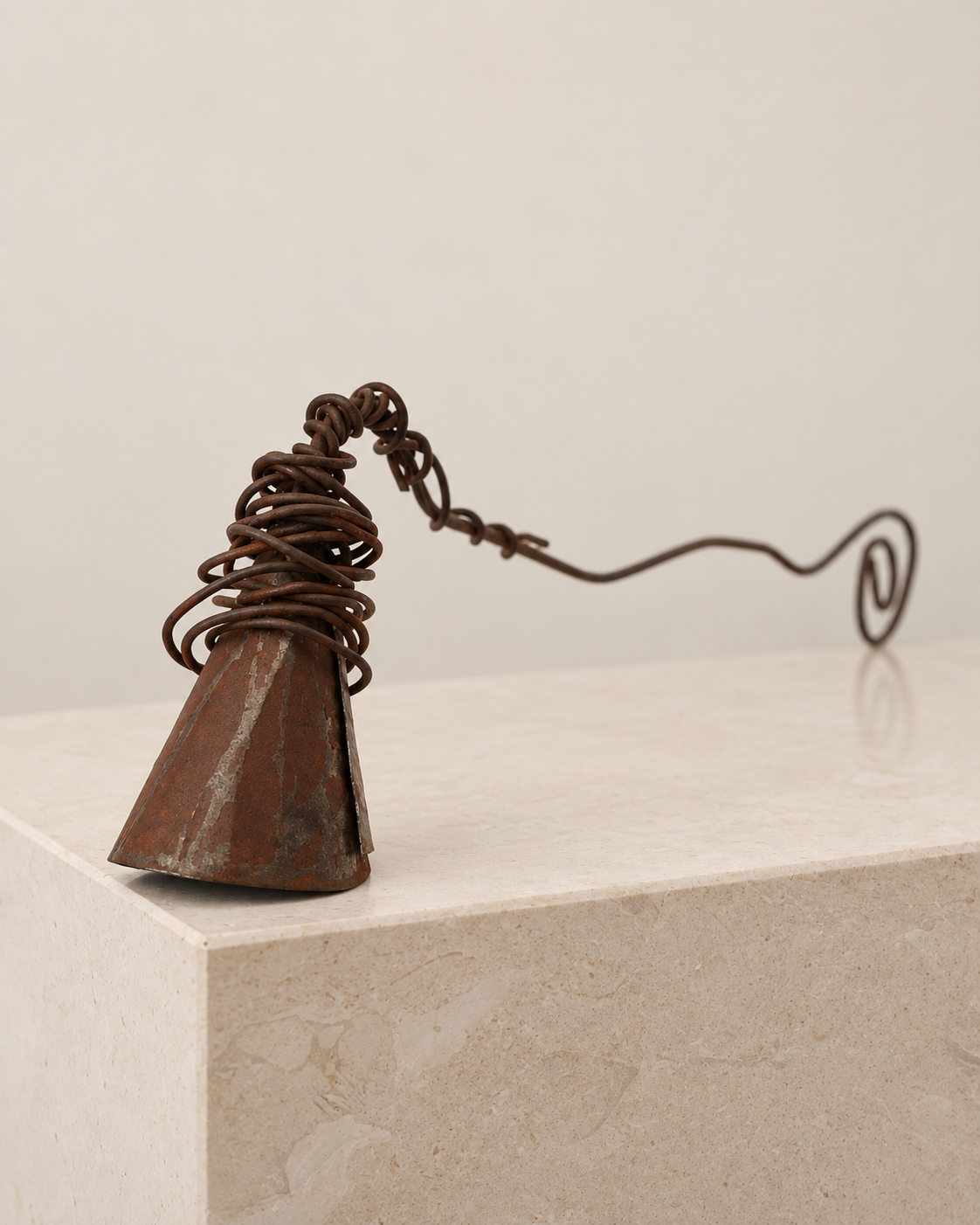 Sculptural Rustic Candle Snuffer