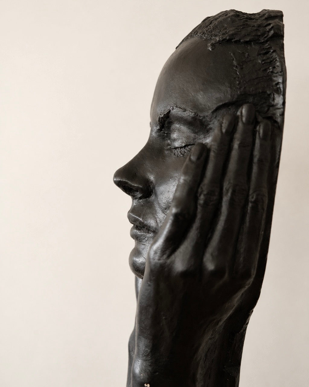 Sculptural Face & Hands Bust