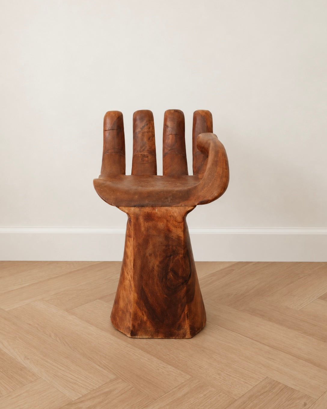 Sculptural Hand Chair | Statement Accent Chair