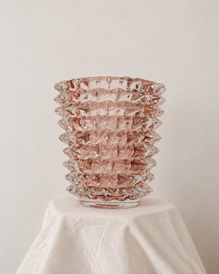 MURANO ROSTRATO-STYLE VASES