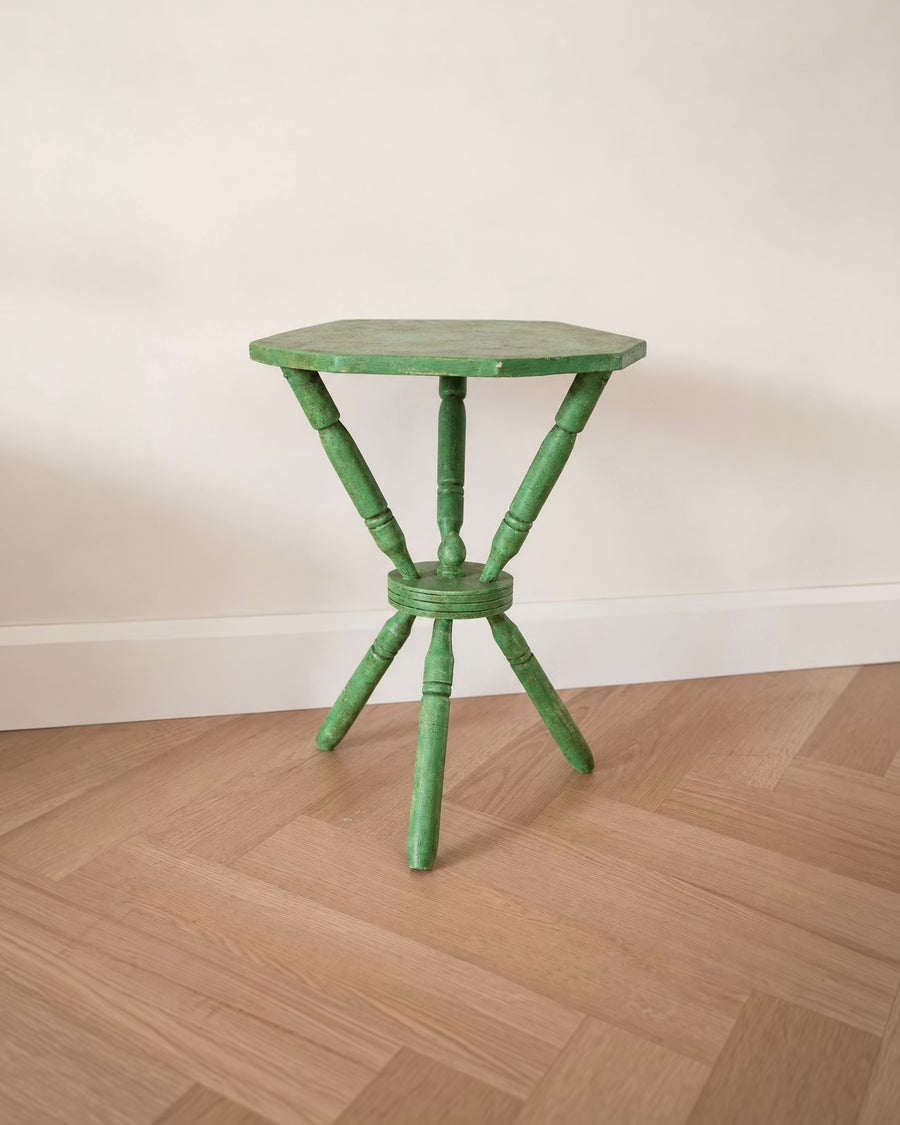 Vintage Green Gypsy Occasional Table