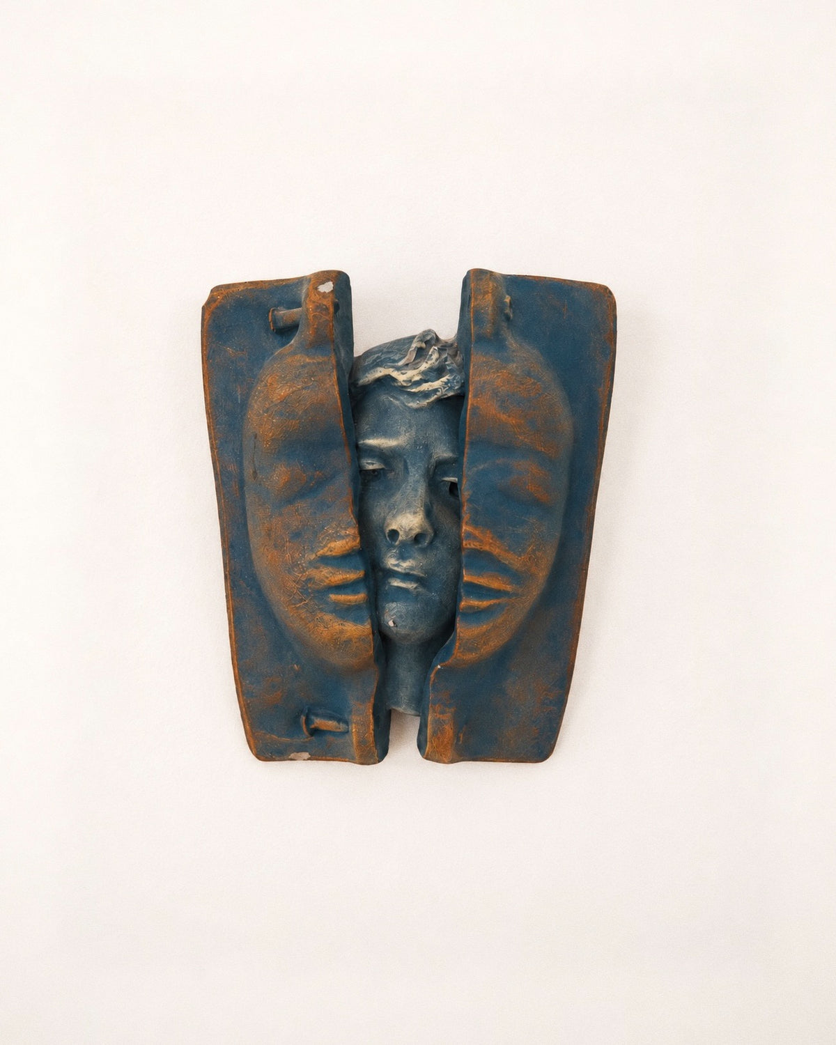 Pitagora Hand-Painted Wall Sculpture