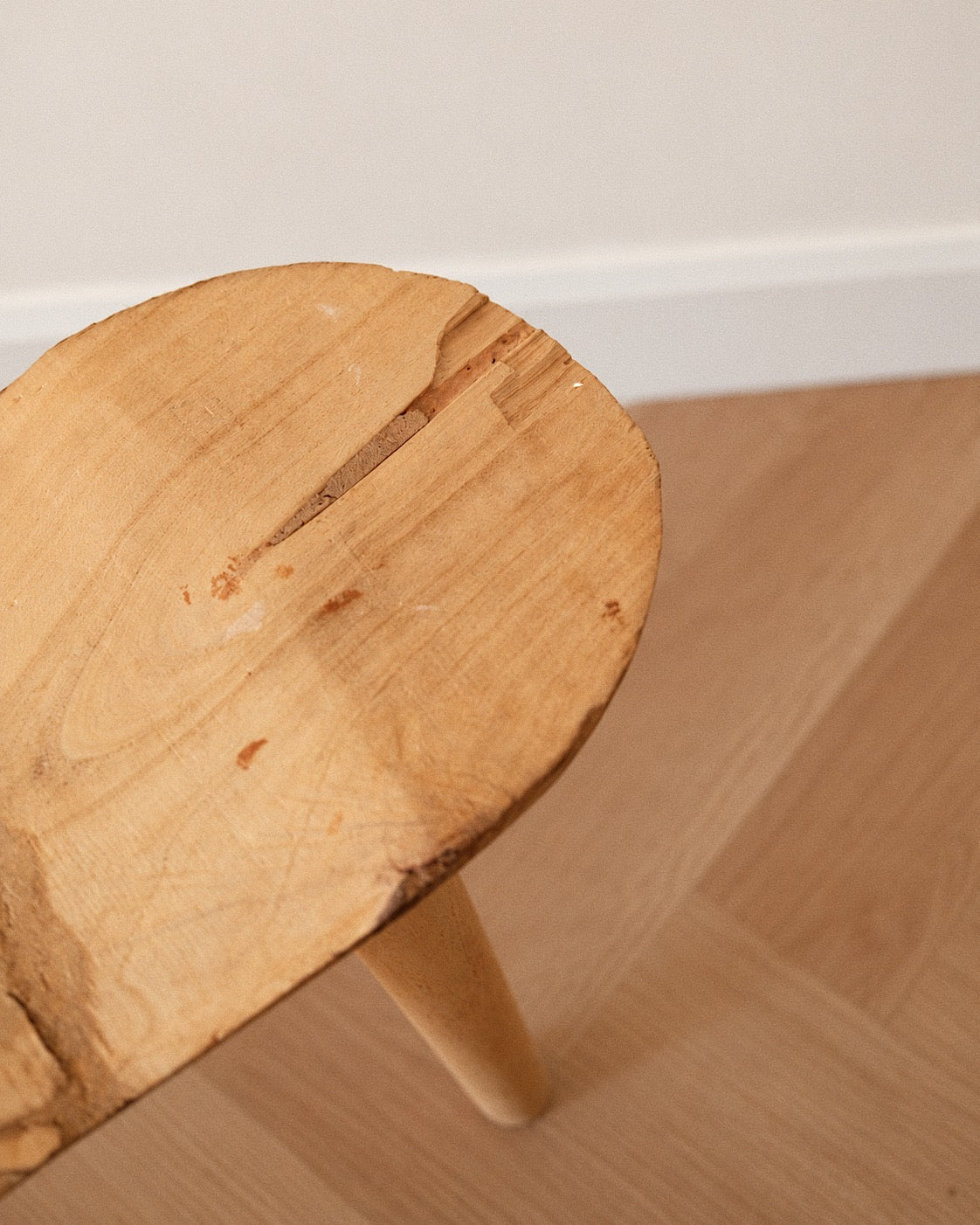 Rustic Sculptural Timber Bench