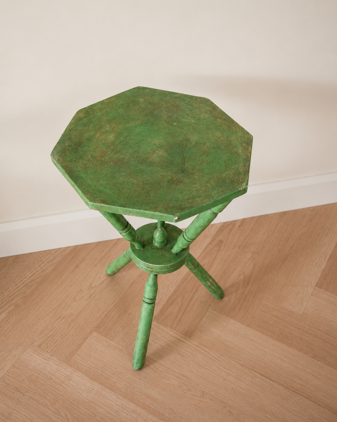 Vintage Green Gypsy Occasional Table
