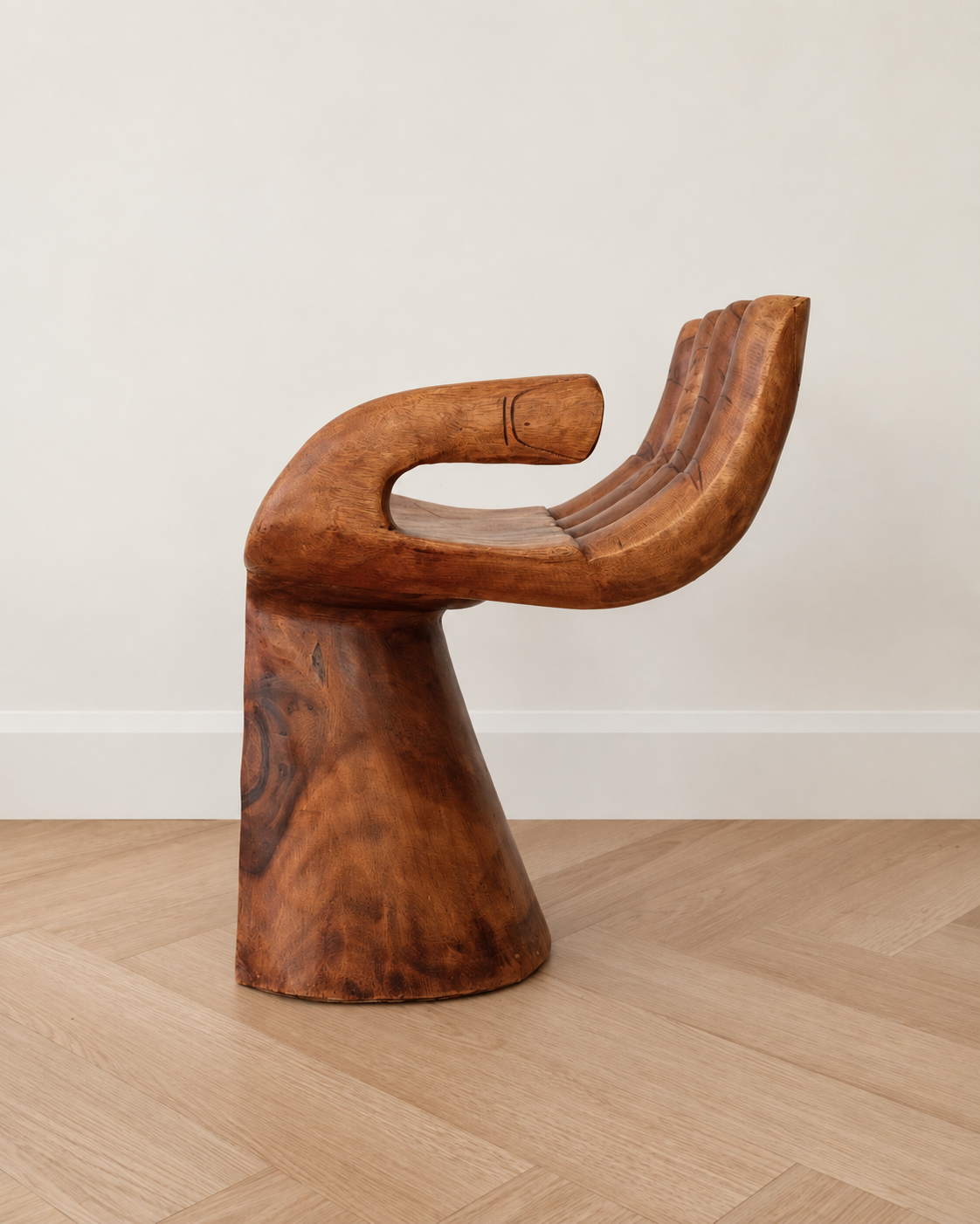 Sculptural Hand Chair | Statement Accent Chair