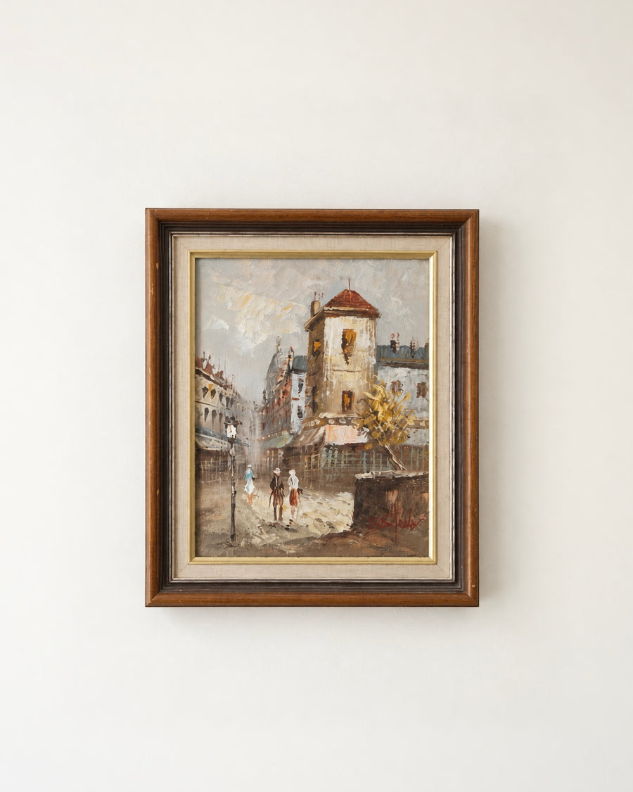 “An Afternoon Somewhere” — Streetscape Oil Painting
